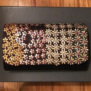 Anthropologie beaded clutch